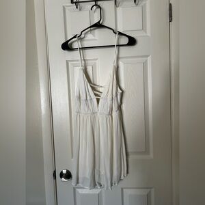 Garage White Mini Dress